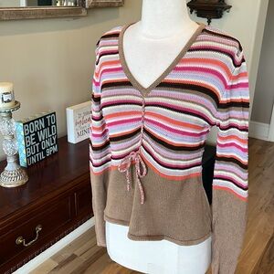 Paw By Cousin Johnny Anthropologie Sweater Crochet